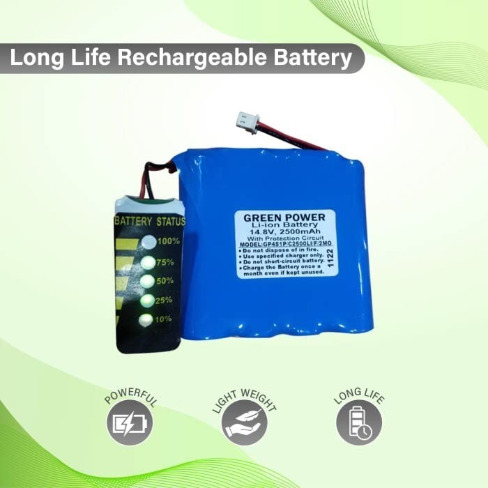 Green Power® 14.8V, 2500 mAh Nickel–Metal Hydride (Ni-CD) Battery | (14.8V, 2500mAh)