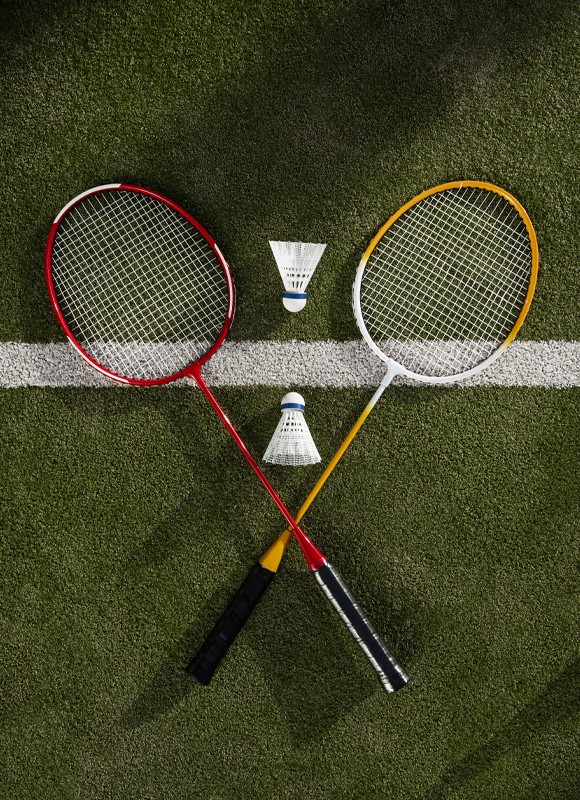 Badminton Racket with Shuttle Cock