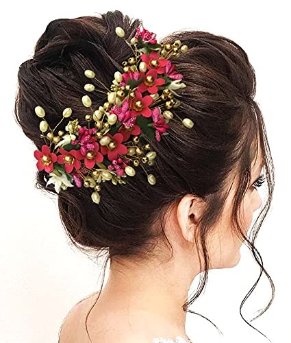 Atrificial Flower Made Hair Accessories And Hair Pin for Women