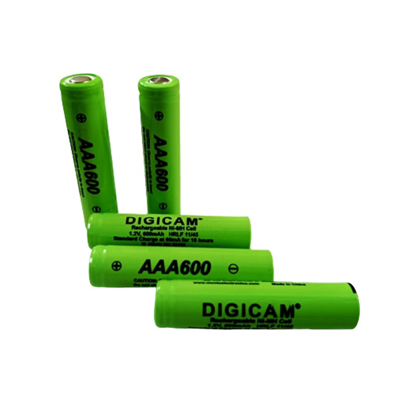 Digicam aaa 600mah 1 2v ni mh rechargeable battery