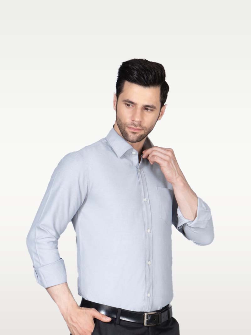 Entellus | Slim Fit Shirt (Grey)