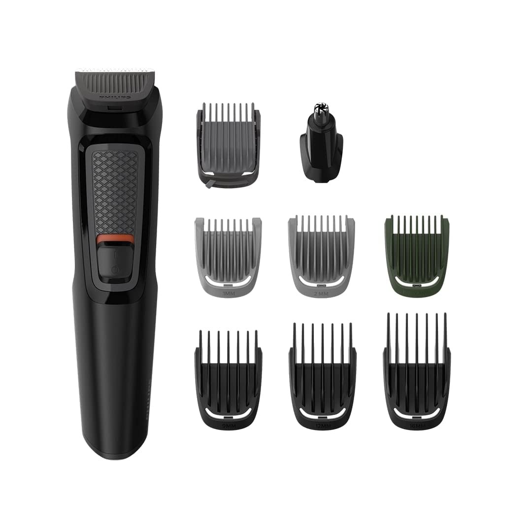 Philips Multi Grooming Kit MG3710/65, 9-in-1, Face, Head and Body - All-in-one Trimmer.